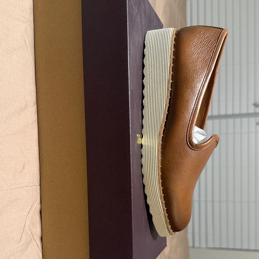 Johnston & Murphy Tan Leather Loafers